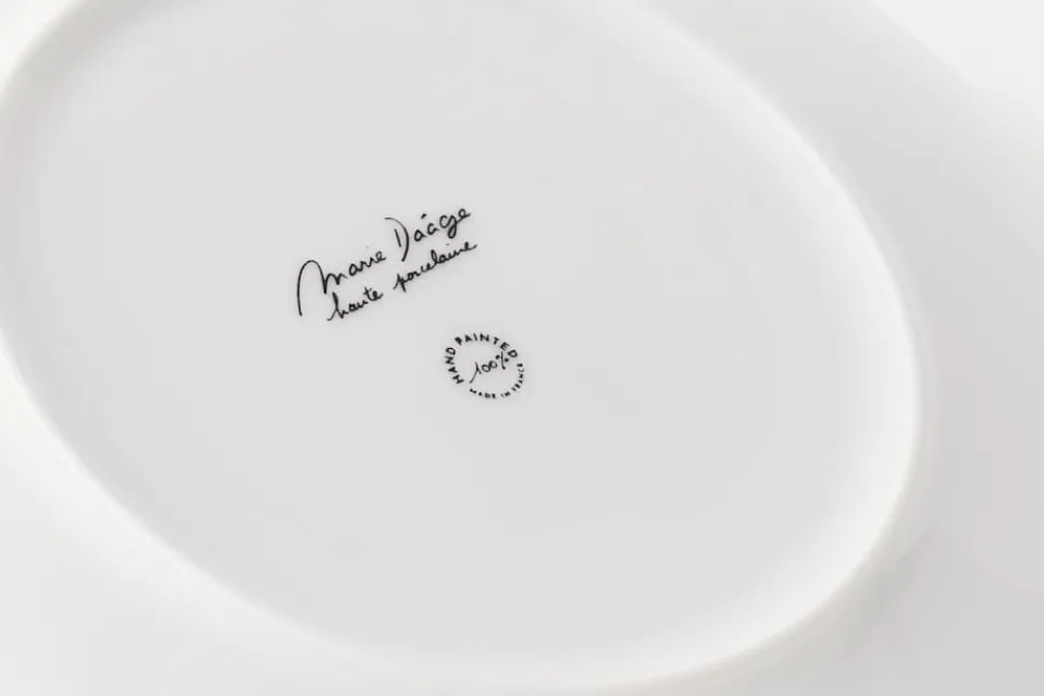 Tallrikar & Skålar*Marie Daage Assiett Paris Gul