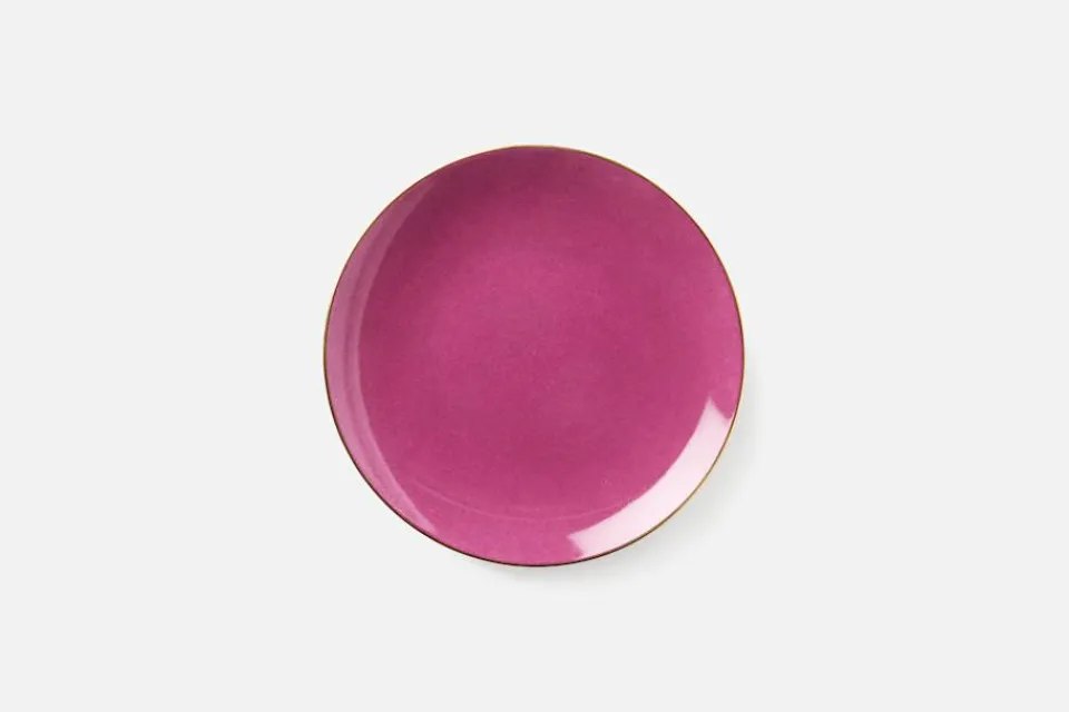 Tallrikar & Skålar*Marie Daage Assiett Paris Rosa