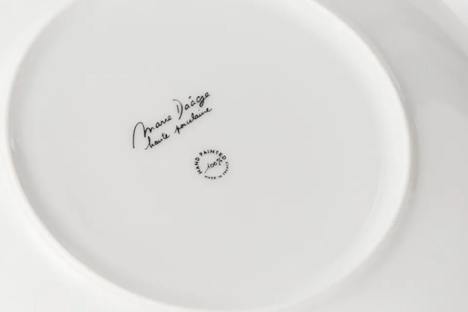 Tallrikar & Skålar*Marie Daage Assiett Paris Rosa