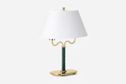 Bordslampor*Josef Frank Bordslampa 2388 Mässing, Grön