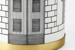 Bordslampor*Fornasetti Bordslampa Architettura, Svart Vit
