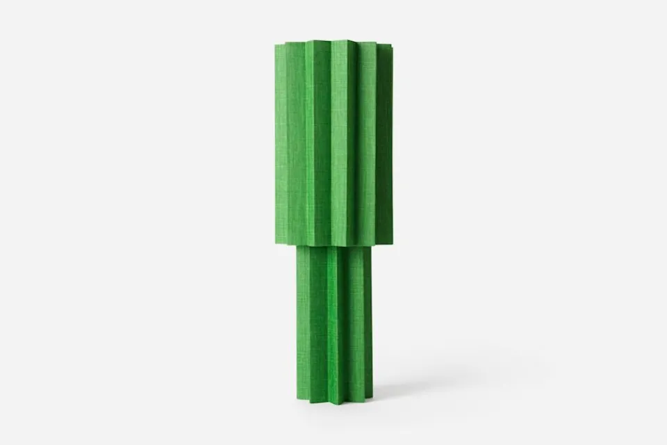 Bordslampor*Folkform Bordslampa Pleated For Frank Grön