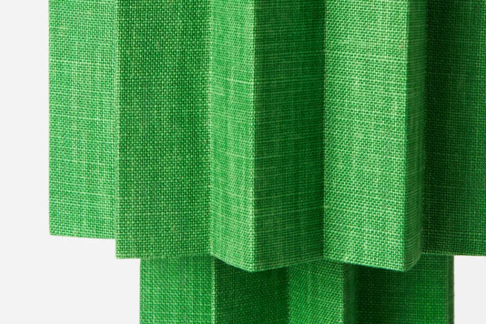 Bordslampor*Folkform Bordslampa Pleated For Frank Grön