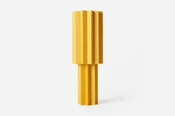 Bordslampor*Folkform Bordslampa Pleated For Frank Gul