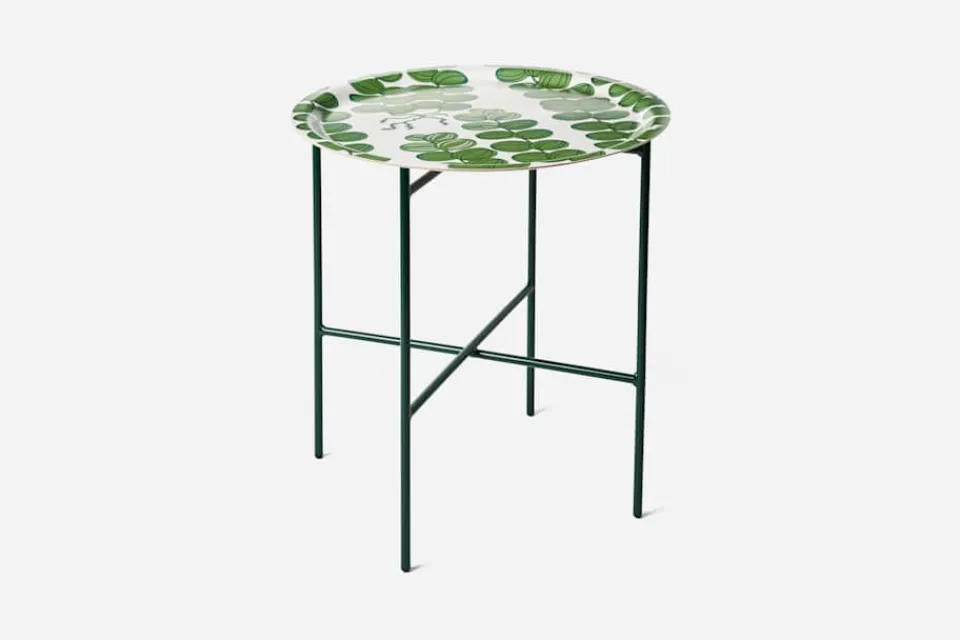 Brickor|Soffbord & Sidobord*Svenskt Tenn Brickstativ Stål Grön