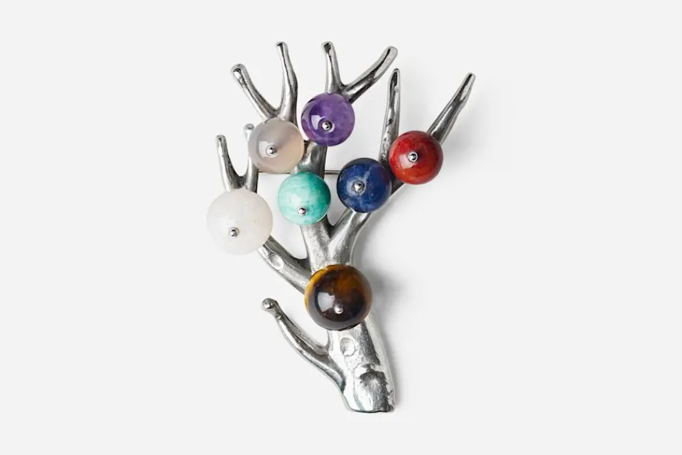 Smycken|Tennsmycken*Estrid Ericson Brosch Gren