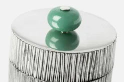 Dekorationsdetaljer|Tenndekorationer*Jakob Solgren Nordenskiöld Burk Gren Liten