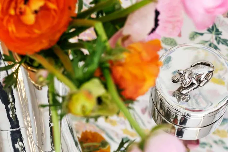 Dekorationsdetaljer|Tenndekorationer*Estrid Ericson Burk Panterunge