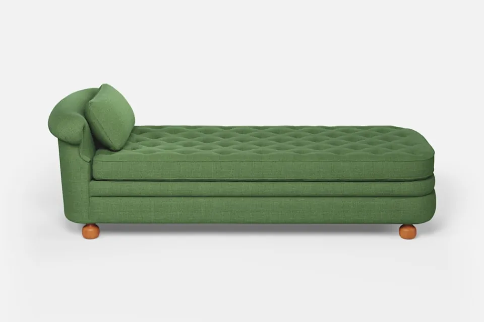Soffor & Schäslonger*Josef Frank Couch 775 Möbellin, Grön