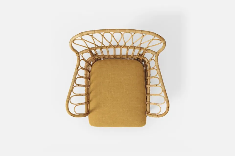 Dynor*Josef Frank Dyna Fåtölj 311 Möbellin, Bärnsten