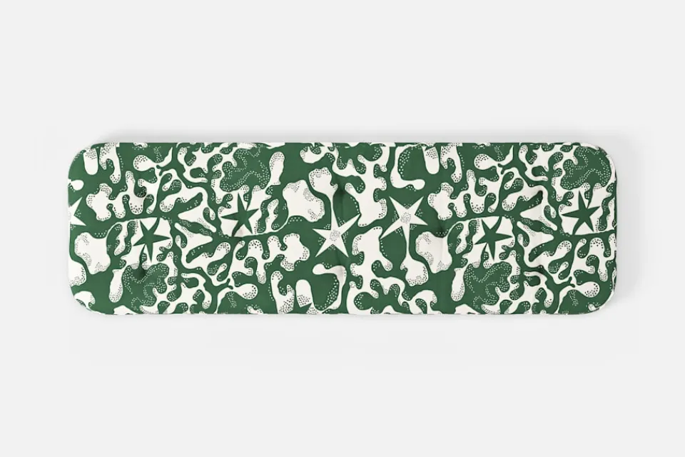 Dynor*Svenskt Tenn Dyna Liggstol P6 Aristidia, Grön