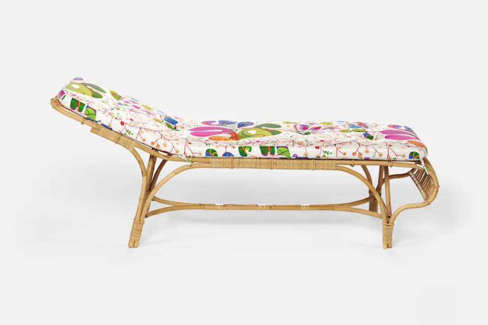 Dynor*Svenskt Tenn Dyna Liggstol P6 Teheran, Vit