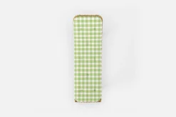 Dynor*Svenskt Tenn Dyna Liggstol P6 Gripsholmsruta, Grön