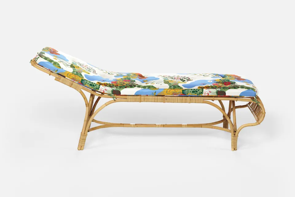 Dynor*Svenskt Tenn Dyna Liggstol P6 Anakreon, Vit