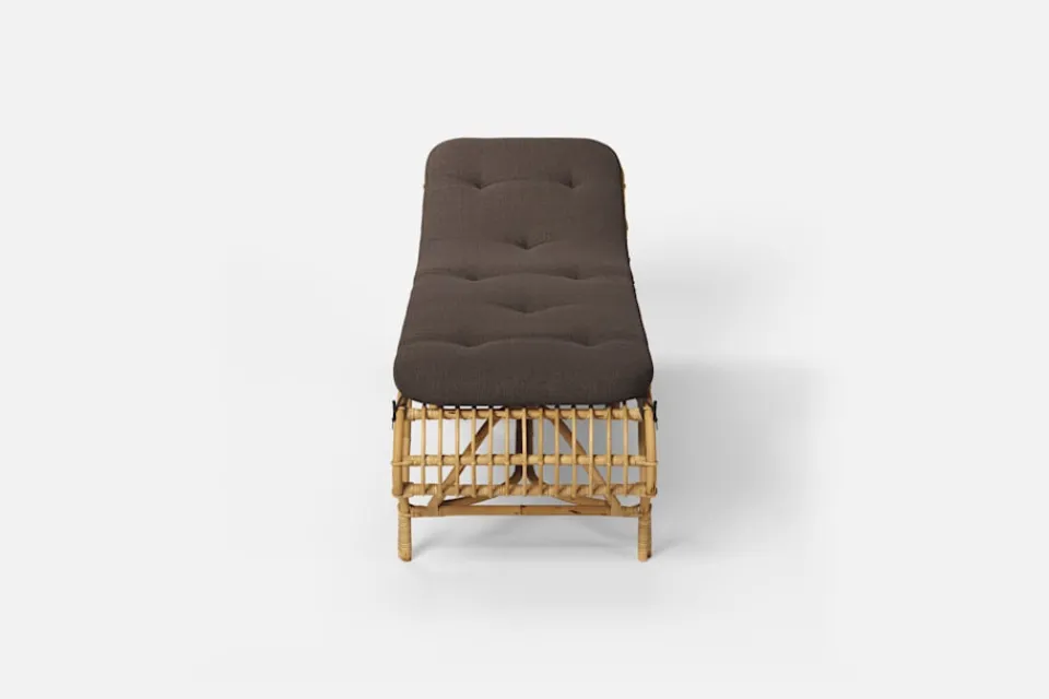 Dynor*Svenskt Tenn Dyna Liggstol P6 Möbellin, Mörkbrun