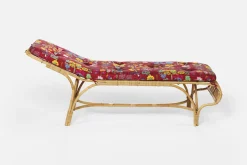 Dynor*Svenskt Tenn Dyna Liggstol P6 Baranquilla, Vinröd