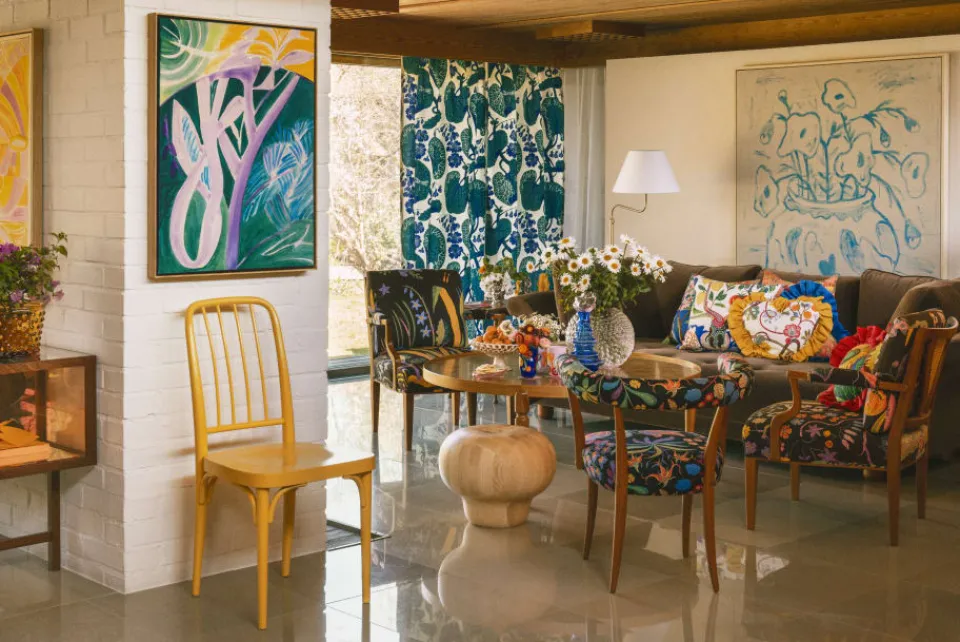 Dynor*Josef Frank Dyna Pall 311 Hawai, Vit