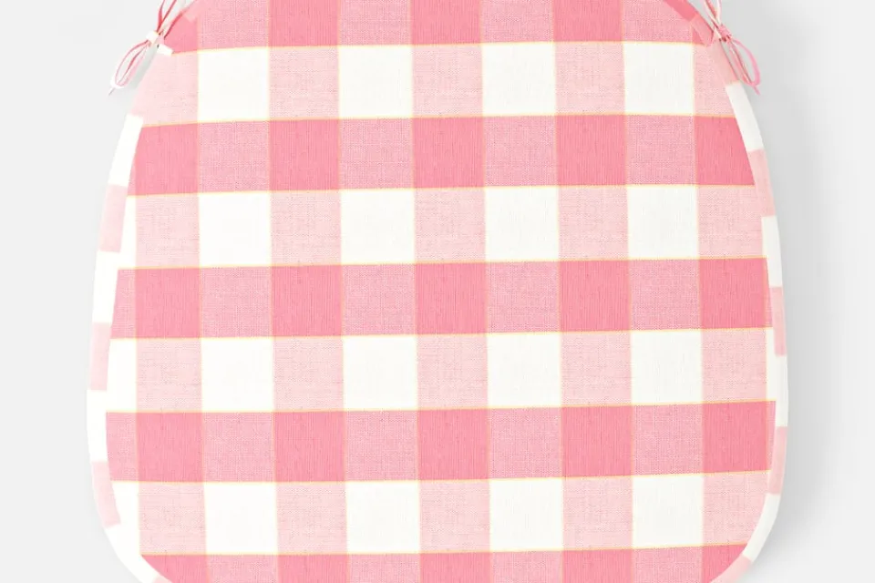 Dynor*Svenskt Tenn Dyna Stol 1184 Gripsholmsruta, Rosa