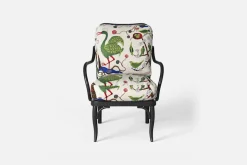 Dynor*Josef Frank/Svenskt Tenn Dynor Karmstol P4 Gröna Fåglar