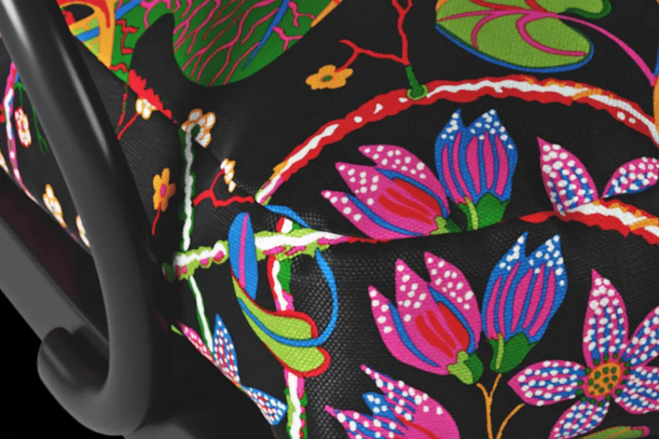 Dynor*Josef Frank/Svenskt Tenn Dynor Karmstol P4 Teheran, Svart