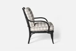 Dynor*Josef Frank/Svenskt Tenn Dynor Karmstol P4 Gripsholmsruta, Grå