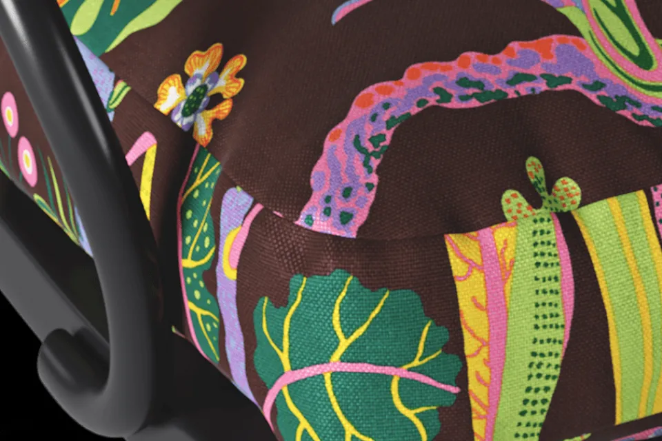 Dynor*Josef Frank/Svenskt Tenn Dynor Karmstol P4 Hawai, Brun