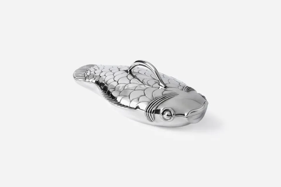 Dukningsdetaljer I Tenn|Tenndekorationer*Björn Trägårdh Fiskfat