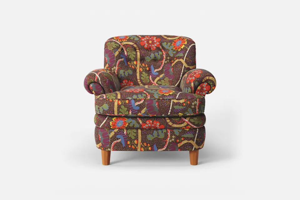 Fåtöljer*Josef Frank Fåtölj 568 Mirakel, Brun