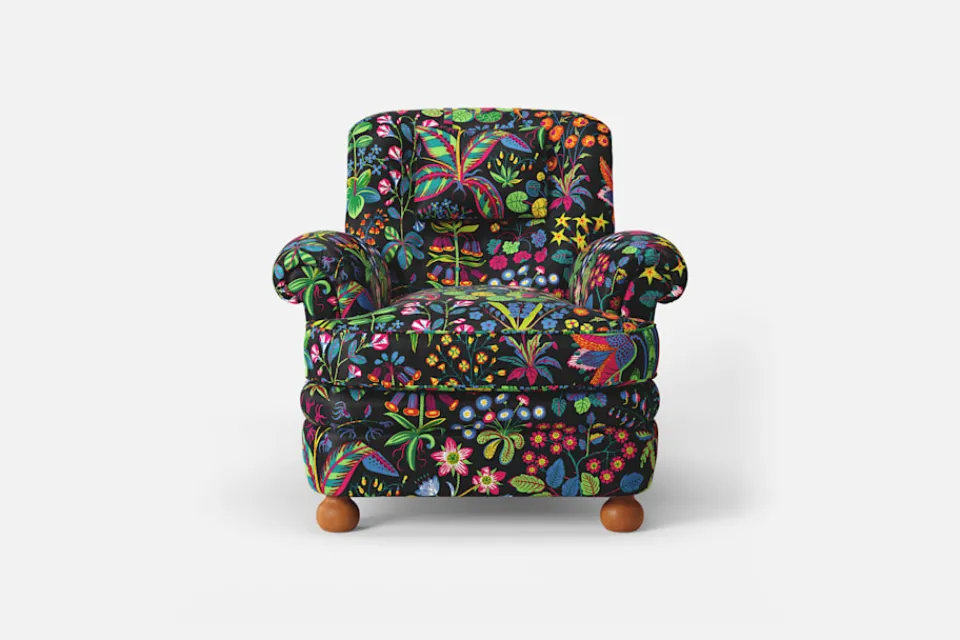 Fåtöljer*Josef Frank Fåtölj 336 Under Ekvatorn, Svart