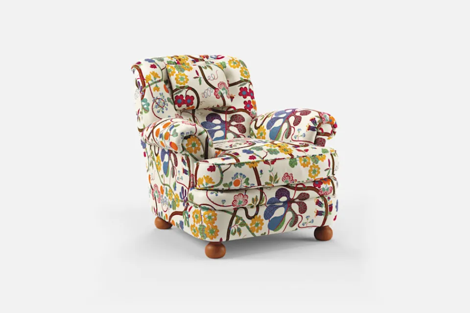 Fåtöljer*Josef Frank Fåtölj 336 Baranquilla, Vit