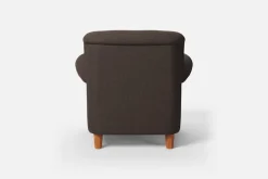 Fåtöljer*Josef Frank Fåtölj 568 Möbellin, Mörkbrun