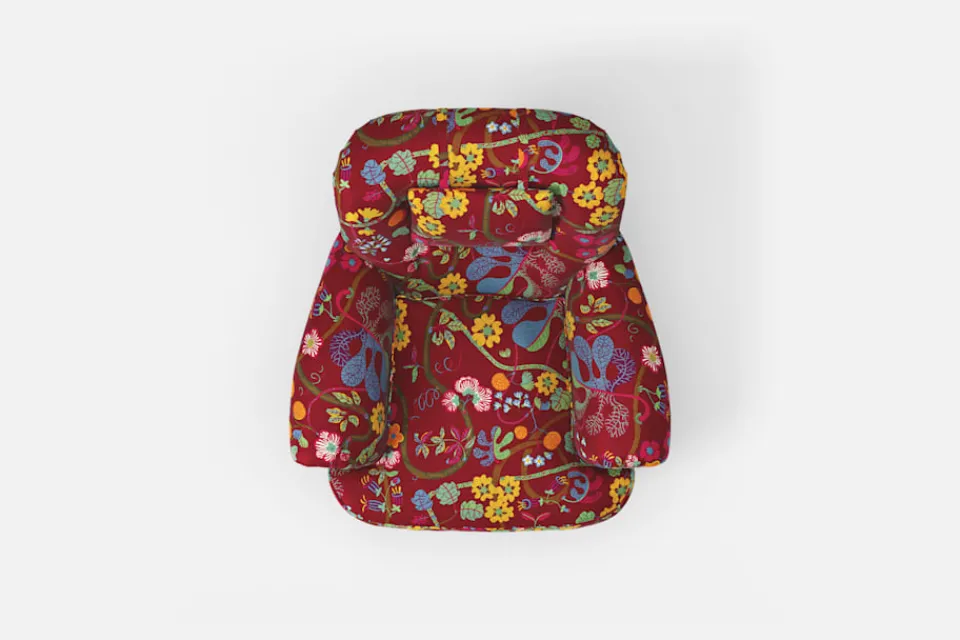 Fåtöljer*Josef Frank Fåtölj 336 Baranquilla, Vinröd