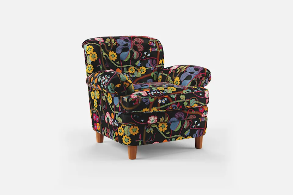 Fåtöljer*Josef Frank Fåtölj 568 Baranquilla, Svart