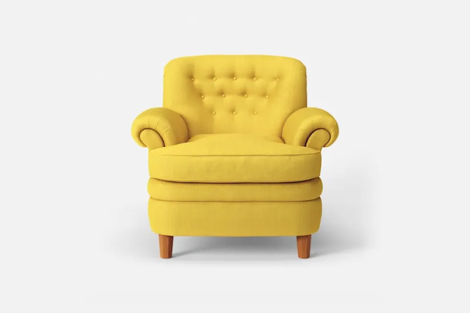 Fåtöljer*Josef Frank Fåtölj 568 Vägen, Ockra