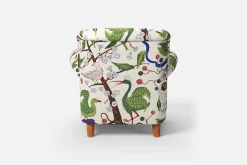 Fåtöljer*Josef Frank Fåtölj 568 Gröna Fåglar, Multi