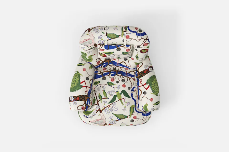 Fåtöljer*Josef Frank Fåtölj 336 Gröna Fåglar, Multi