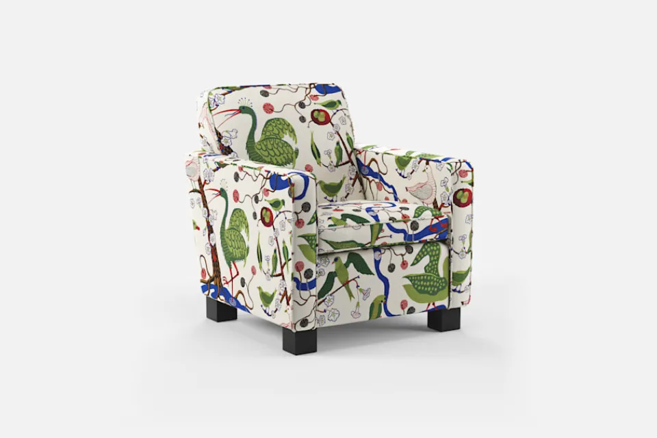 Fåtöljer*Björn Trägårdh Fåtölj 219 Gröna Fåglar, Multi
