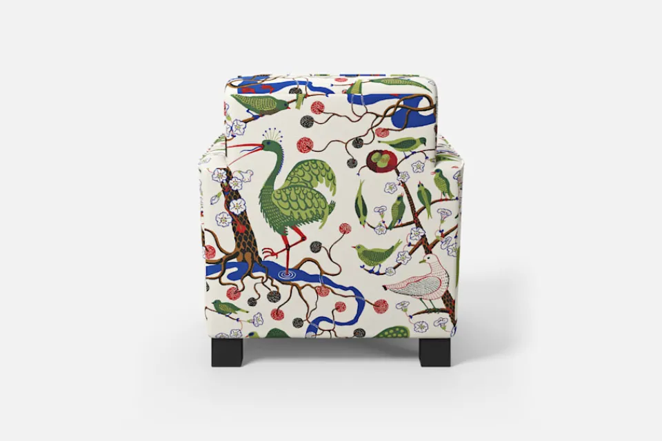 Fåtöljer*Björn Trägårdh Fåtölj 219 Gröna Fåglar, Multi