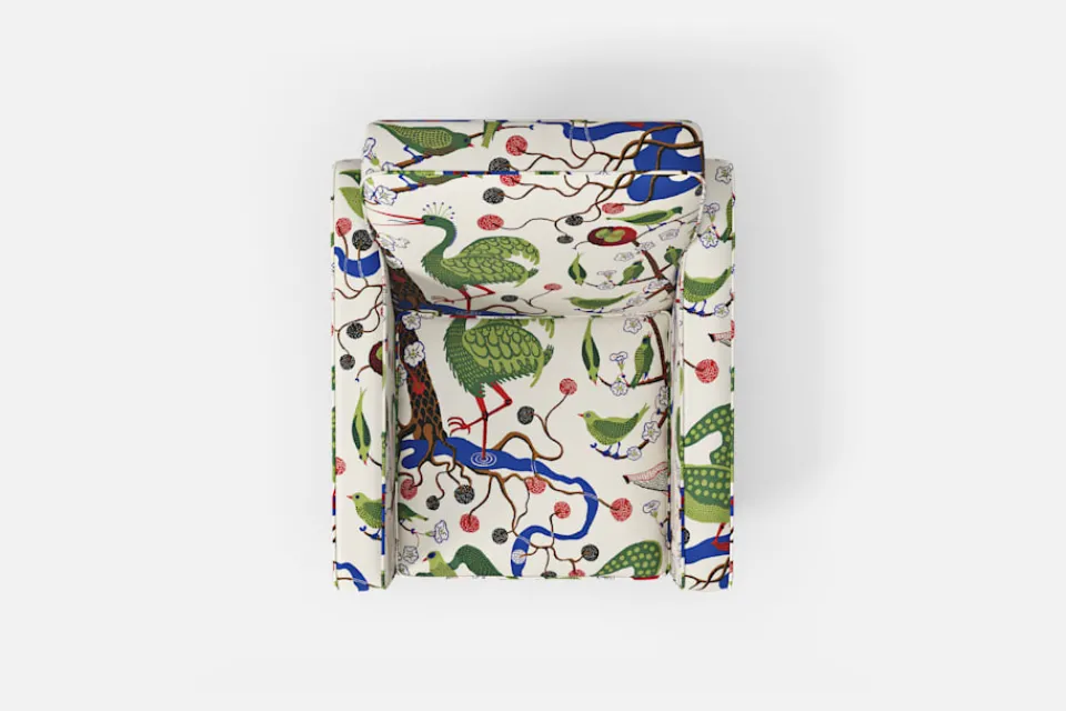 Fåtöljer*Björn Trägårdh Fåtölj 219 Gröna Fåglar, Multi