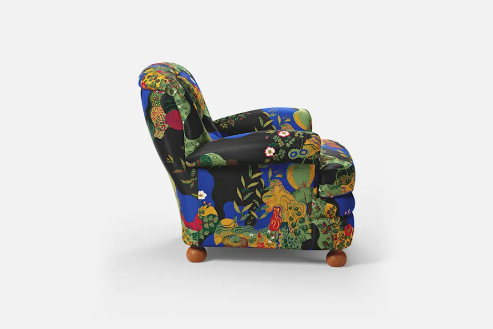 Fåtöljer*Josef Frank Fåtölj 336 Anakreon, Svart