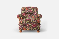 Fåtöljer*Josef Frank Fåtölj 336 Mirakel, Mörkbrun