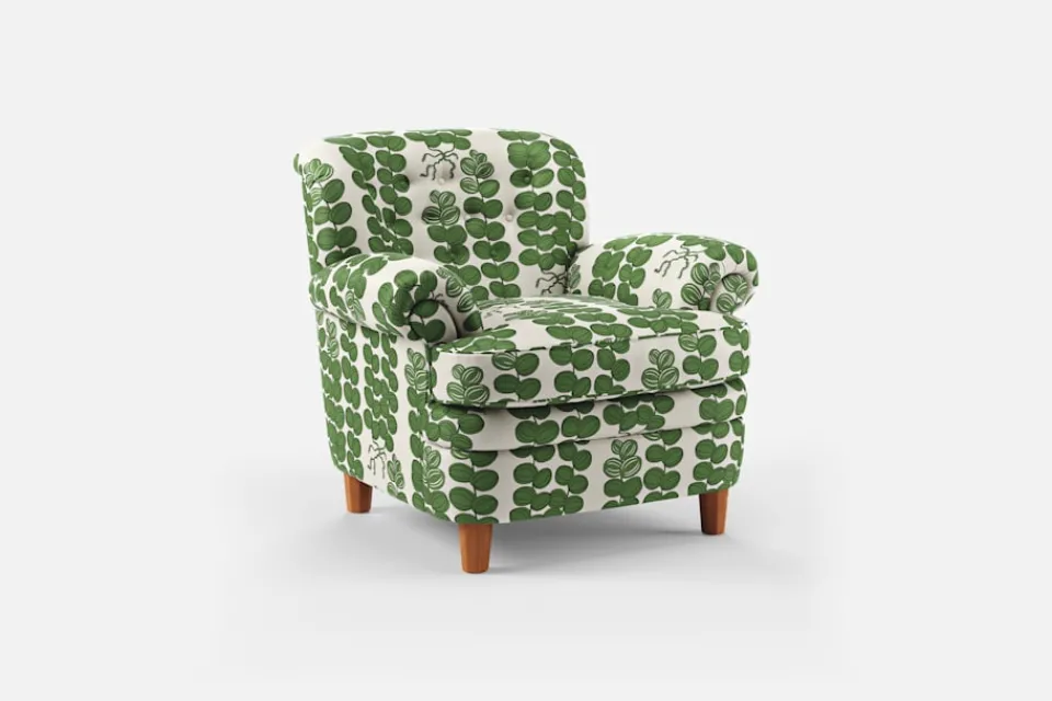 Fåtöljer*Josef Frank Fåtölj 568 Celotocaulis, Grön