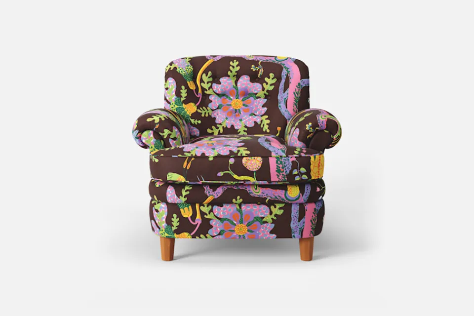 Fåtöljer*Josef Frank Fåtölj 568 Hawai, Brun