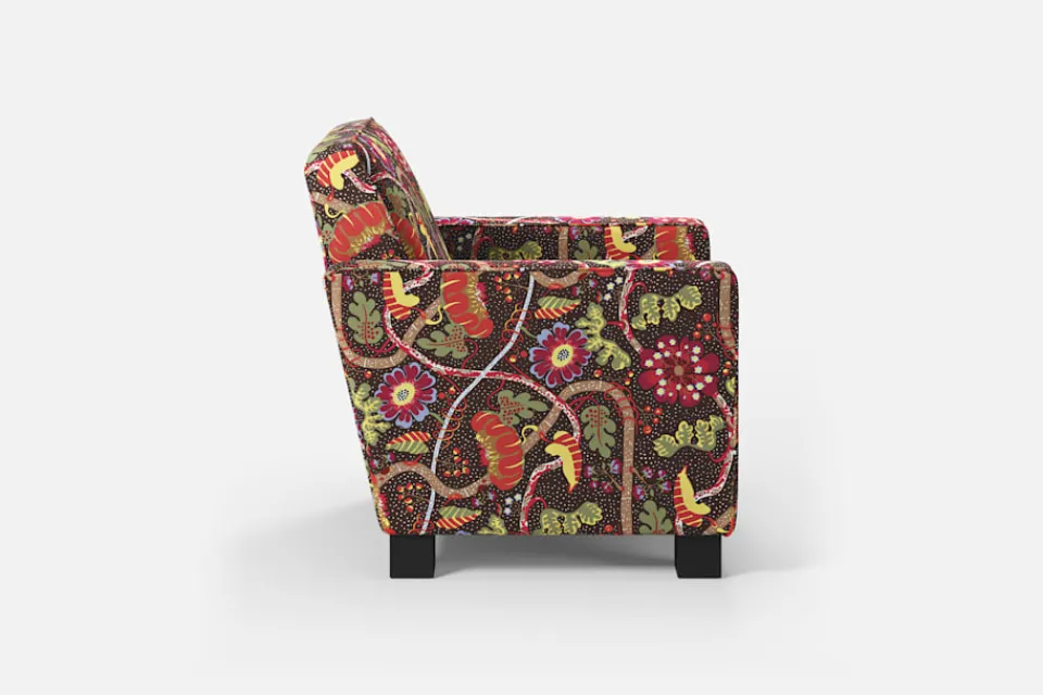 Fåtöljer*Björn Trägårdh Fåtölj 219 Mirakel, Mörkbrun