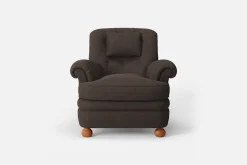 Fåtöljer*Josef Frank Fåtölj 336 Möbellin, Mörkbrun