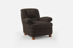 Fåtöljer*Josef Frank Fåtölj 336 Möbellin, Mörkbrun