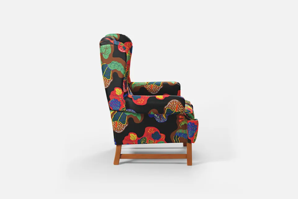 Fåtöljer*Ragnar Helsén Fåtölj 3543 Oxford Poisons, Svart