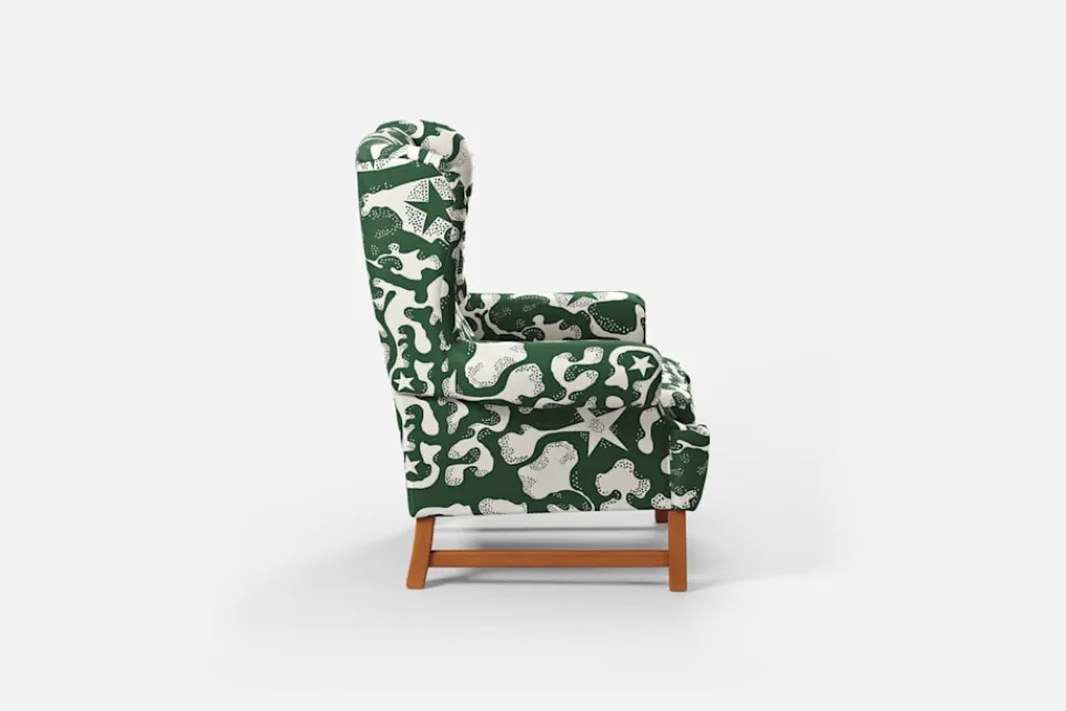 Fåtöljer*Ragnar Helsén Fåtölj 3543 Oxford Aristidia, Grön