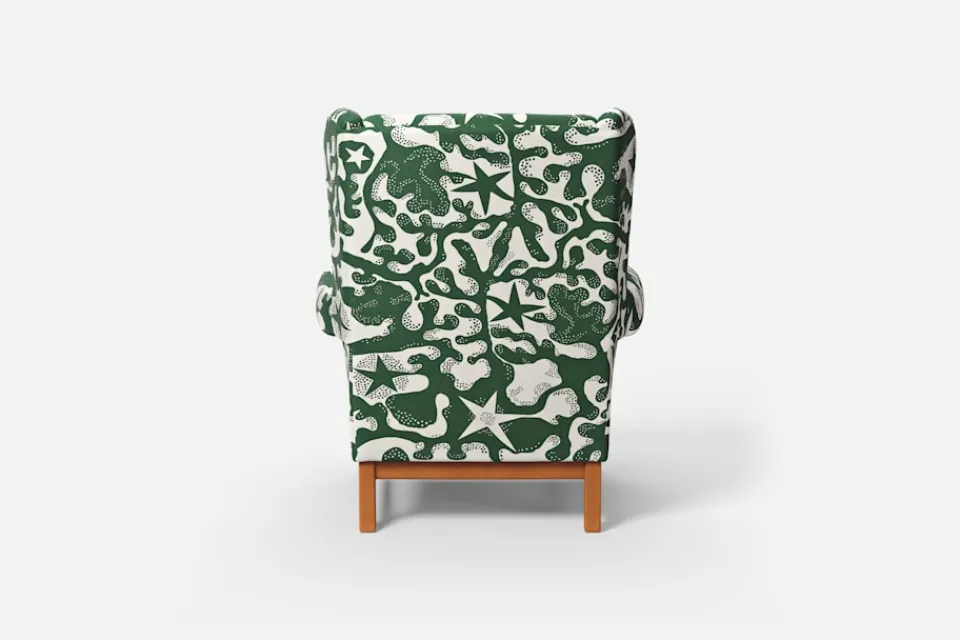 Fåtöljer*Ragnar Helsén Fåtölj 3543 Oxford Aristidia, Grön