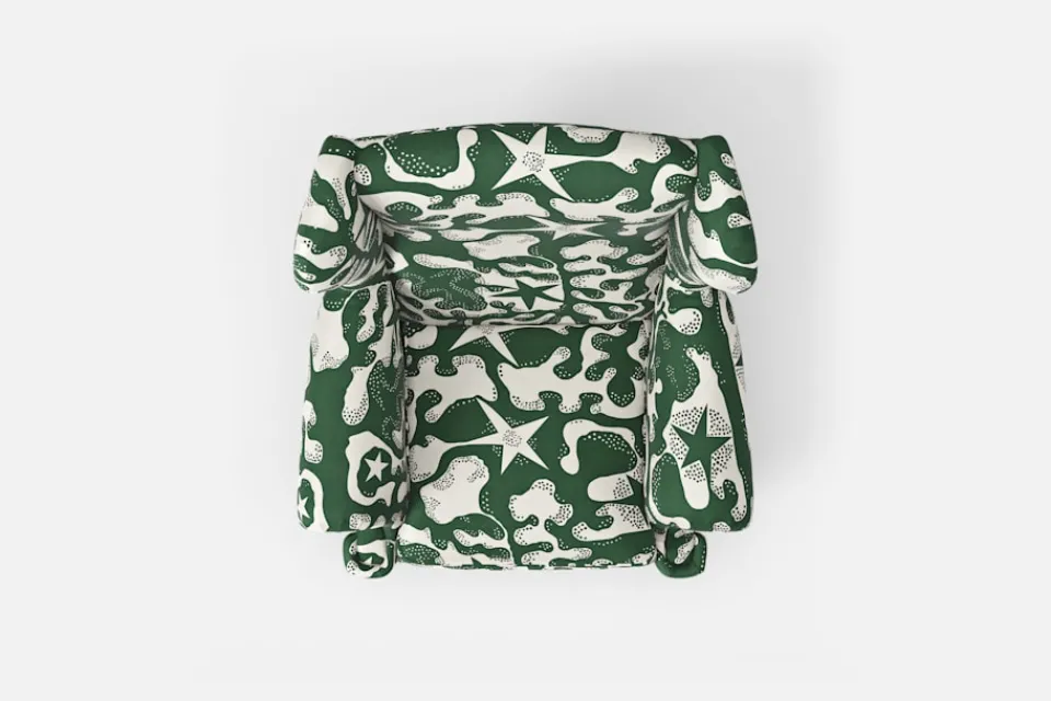 Fåtöljer*Ragnar Helsén Fåtölj 3543 Oxford Aristidia, Grön